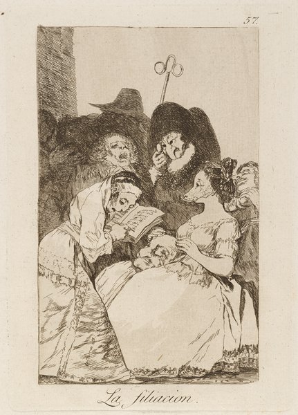 (1796–97), from 'Los Caprichos (1799), Francisco de Goya.