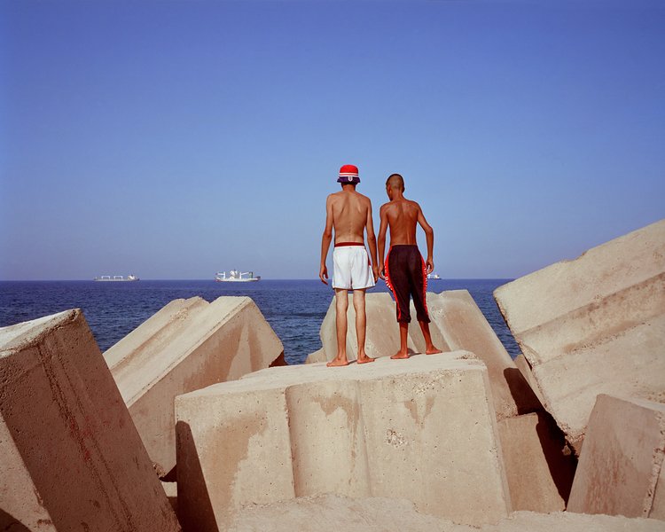 From the 'Rochers Carrés' photographs (2008), Kader Attia.