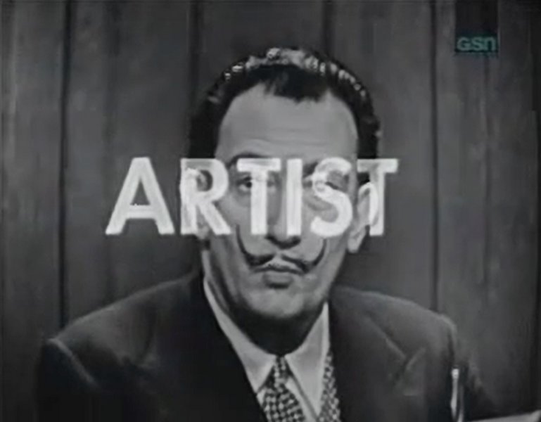 Salvador Dali on 'What’s My Line', CBS (January 27, 1957)