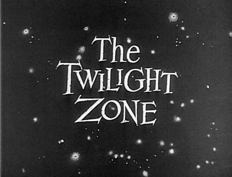 Still from the opening credits of 'The Twilight Zone' (Season 1, November 20, 1959)