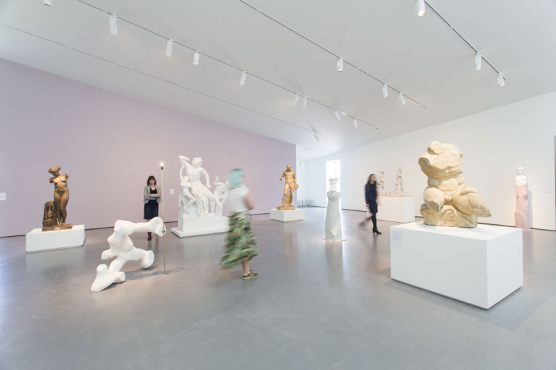 Installation show, 'Plasters: Casts and Copies' at The Hepworth Wakefield. Photo by Tom Arber