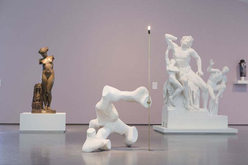 Installation shot of 'Plaster: Casts and Copies' at The Hepworth Wakefield. Photo by Tom Arber