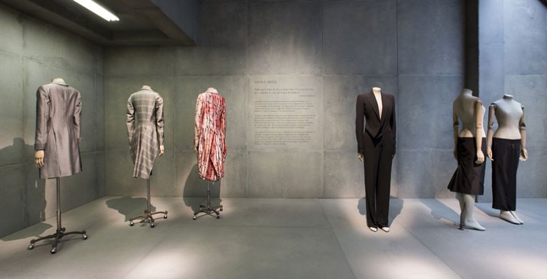 Installation view of 'Savage Mind' gallery, 'Alexander McQueen Savage Beauty' at the V&A. Credit: Victoria and Albert Museum