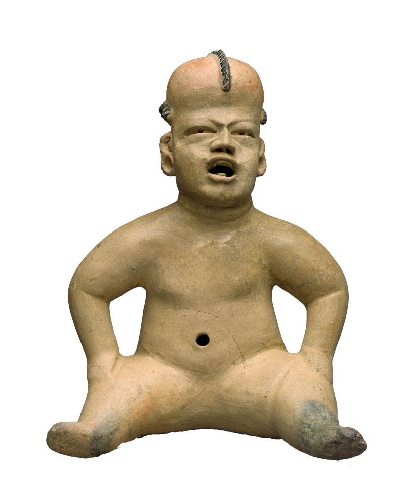 Seated figure, Olmec, (1500–300 BC)
