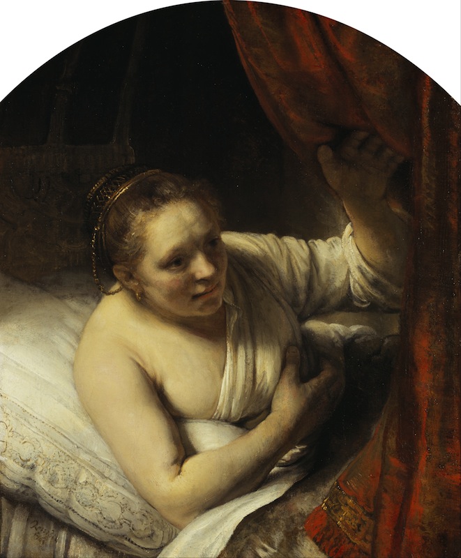 Rembrandt_(Rembrandt_van_Rijn)_-_A_Woman_in_Bed_-_Google_Art_Project