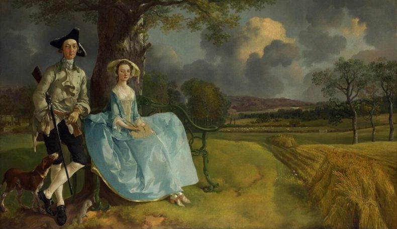 Mr and Mrs Andrews (c. 1750), Thomas Gainsborough. National Gallery, London
