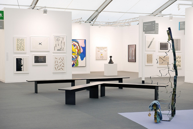 The calm before the storm: Frieze London, 2014.