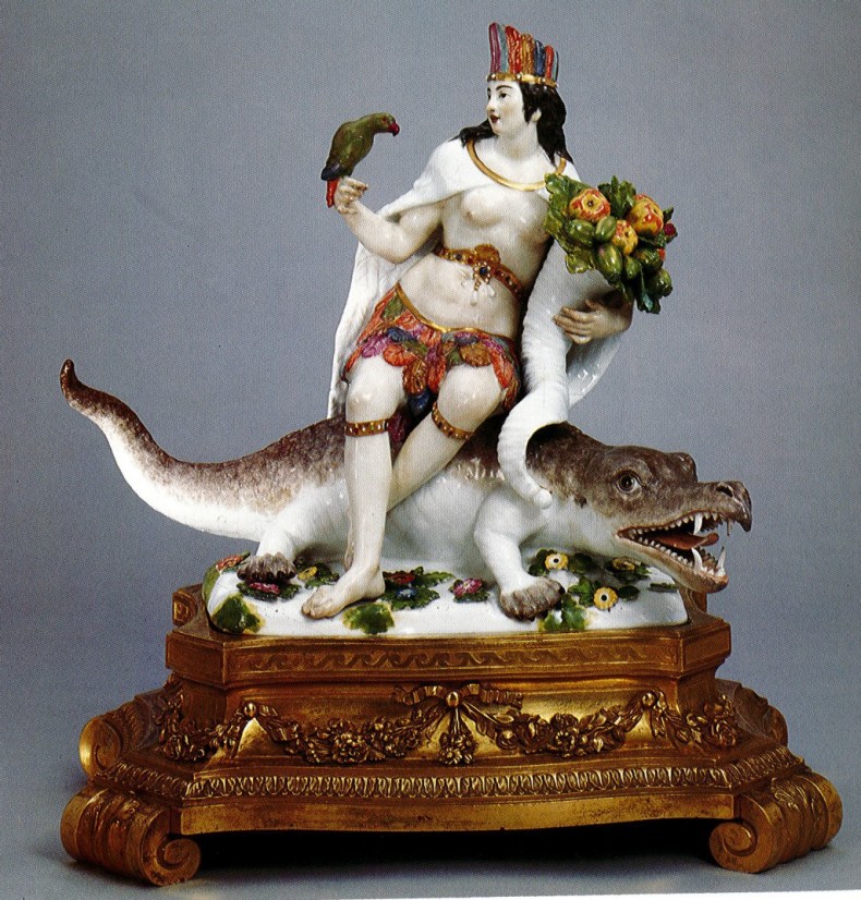 (from the Allegories of the Four Continents), 1745, Meissen, Germany