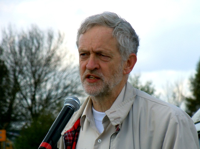 UK Labour Party leader Jeremy Corbyn