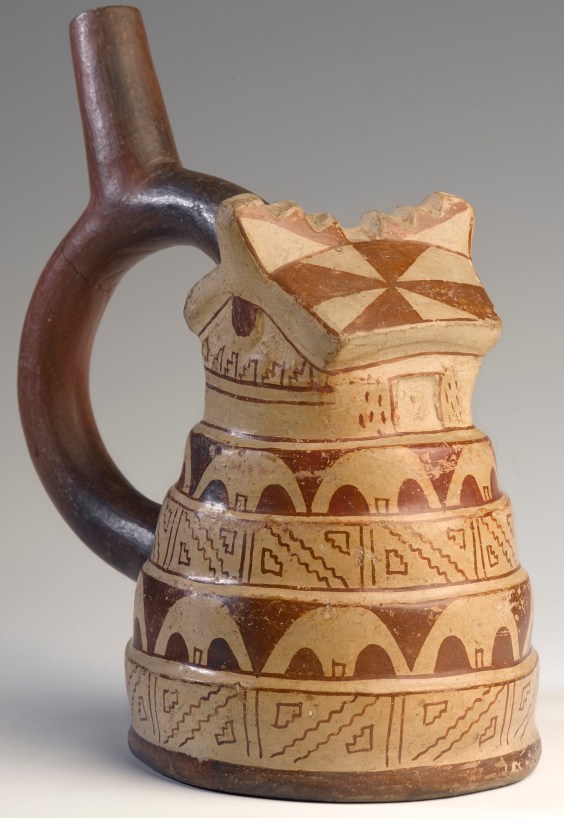 Stirrup-spout vessel (c. 550–750 AD) Moche culture, Peru