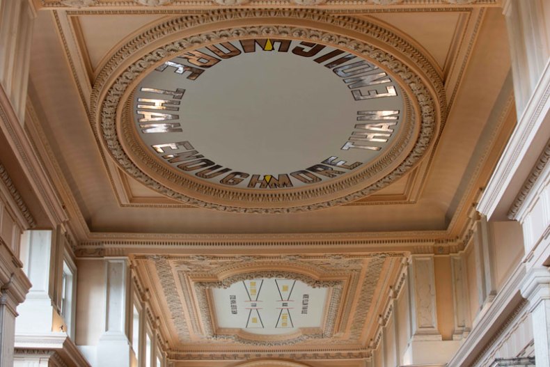 (2015), 'Lawrence Weiner: Within a Realm of Distance' at Blenheim Palace.