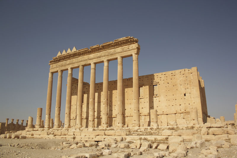 The Temple of Bel, Palmyra, before its destruction by ISIS