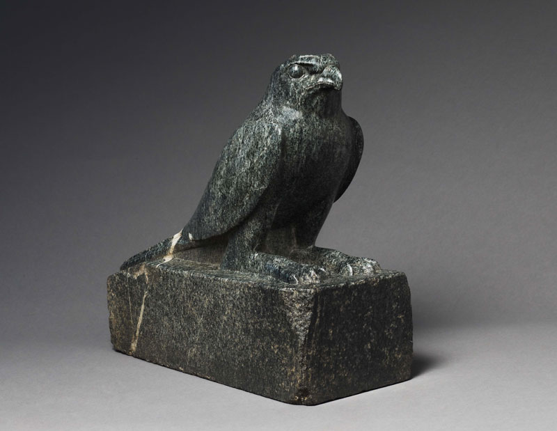 Granodiorite Falcon (4th century BC), Egyptian Late Period.