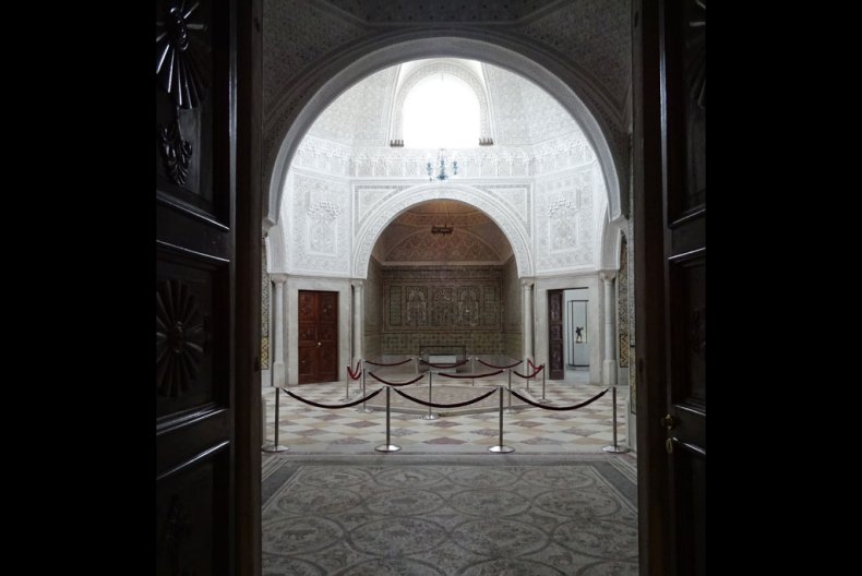 The chorus of the harem (former ‘Virgil’s Hall’) at the Bardo National Museum, Tunis