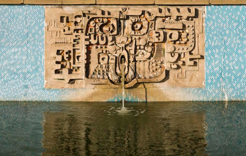 One of seven reliefs/mosaics by William Mitchell, 1963