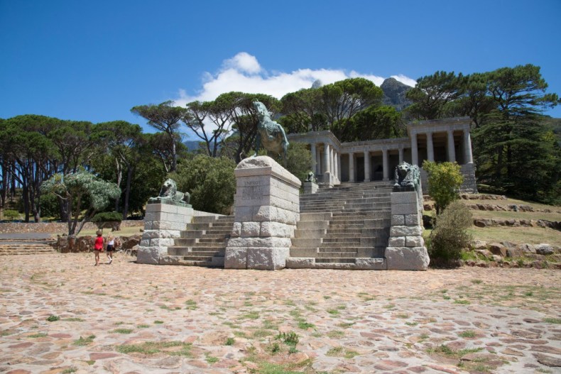 Rhodes Memorial on Devil's Peak, Cape Town, designed by Francis Macey and Herbert Baker in 1906 and completed in 1912
