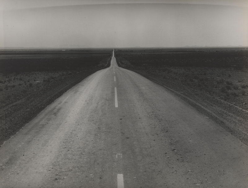 The Road West, U.S. 54 in Southern New Mexico (1938), Dorothea Lange. Collection of the Sack Photographic Trust and the San Francisco Museum of Modern Art, gift of Shirley Davis © Oakland Museum of California, the City of Oakland, gift of Paul S. Taylor