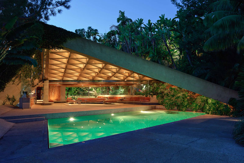 The James Goldstein House, designed by John Lautner.