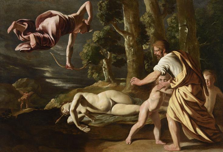 The Death of Chione (c. 1622), Nicolas Poussin.