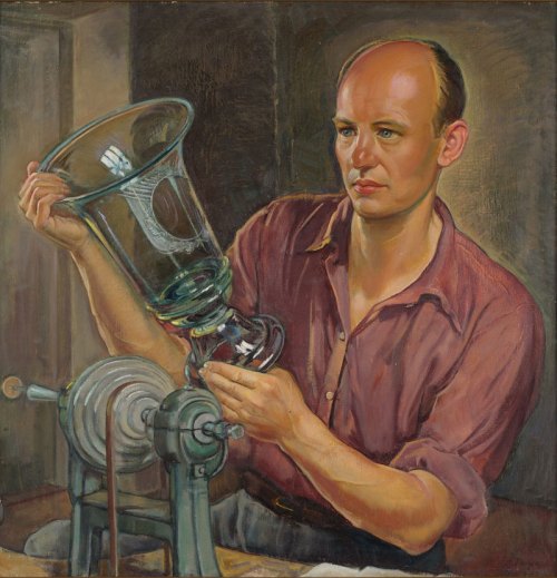 Portrait of the Artist M. Roosmaa (1951), August Jansen. Art Museum of Estonia