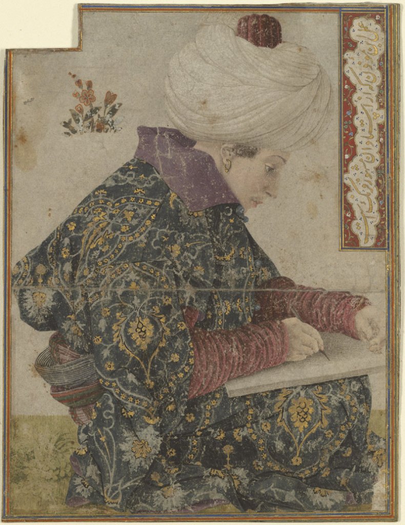 Seated Scribe (1479–81), Gentile Bellini.
