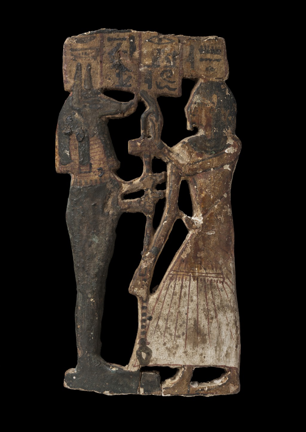 Fragment of a mummy board, 19th Dynasty, New Kingdom, 1290–1185 BC