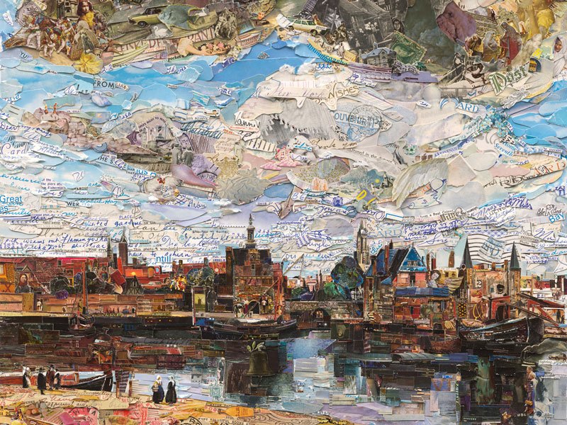 View of Delft (Postcards from Nowhere) (2015), Vik Muniz.
