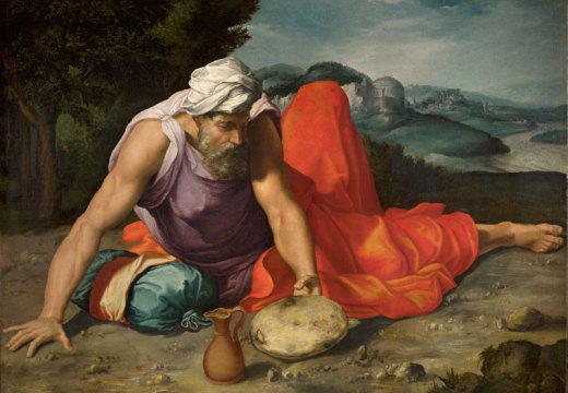 Elijah in the Desert (c. 1545–47), Daniele da Volterra