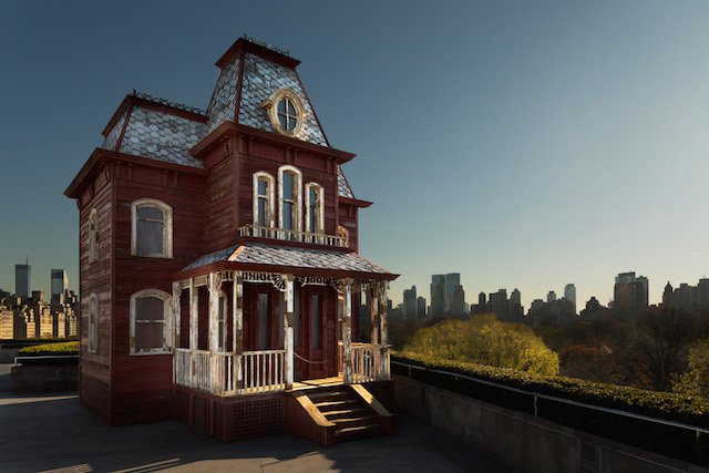 Installation view of The Roof Garden Commission: Transitional Object (PsychoBarn)