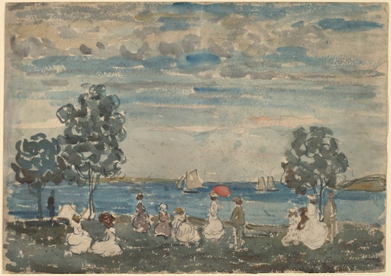 Figures on a Beach