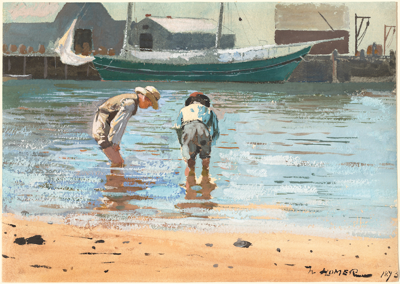 Boys Wading (1873), Winslow Homer