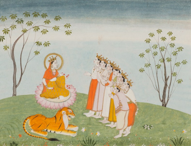 The Gods Appeal to the Great Devi for Help