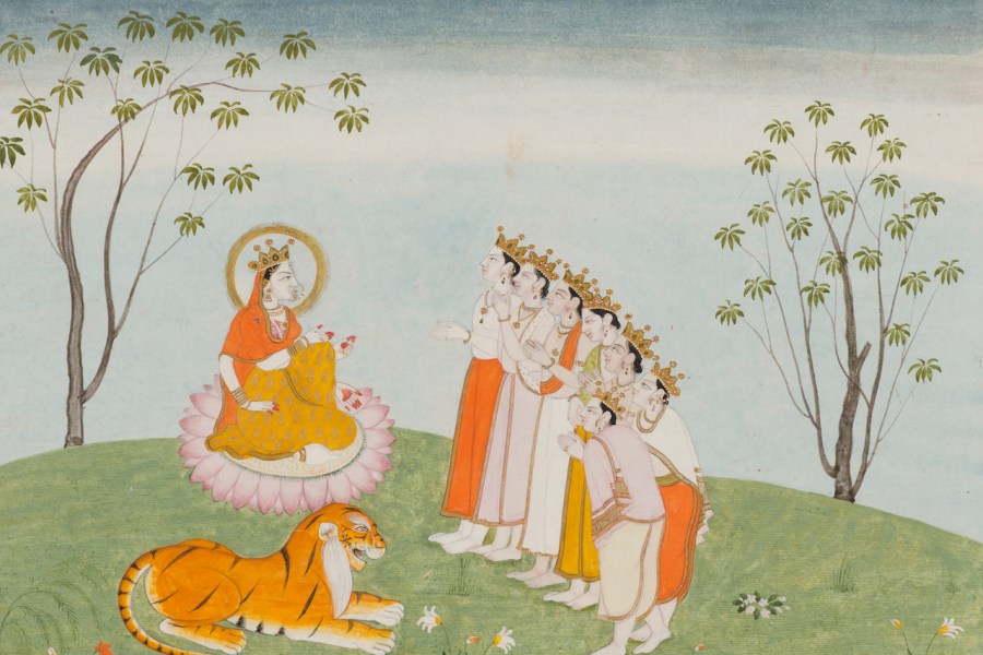 The Gods Appeal to the Great Devi for Help