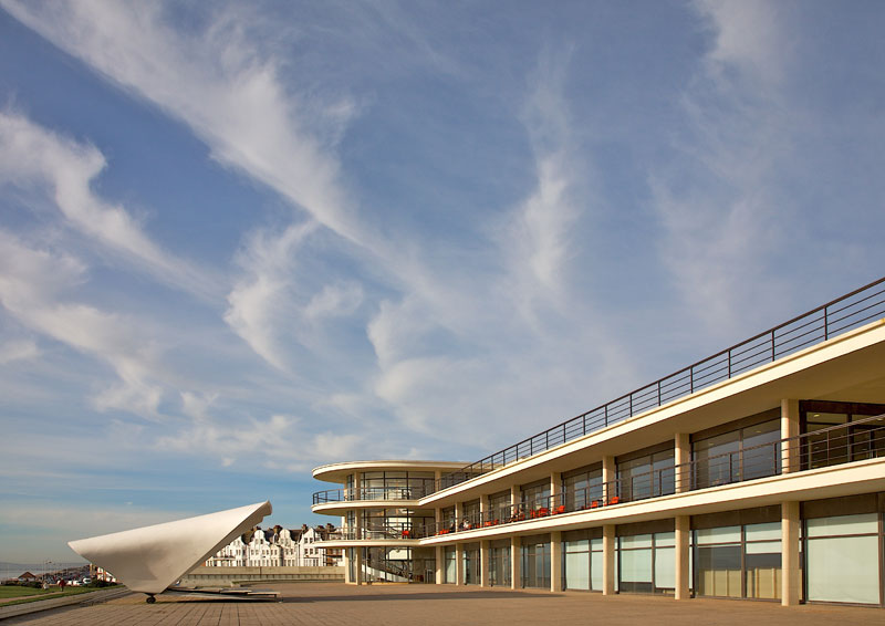 The De La Warr Pavilion at Bexhill-on-Sea, opened in 1935 and successfully restored in 2003–05.