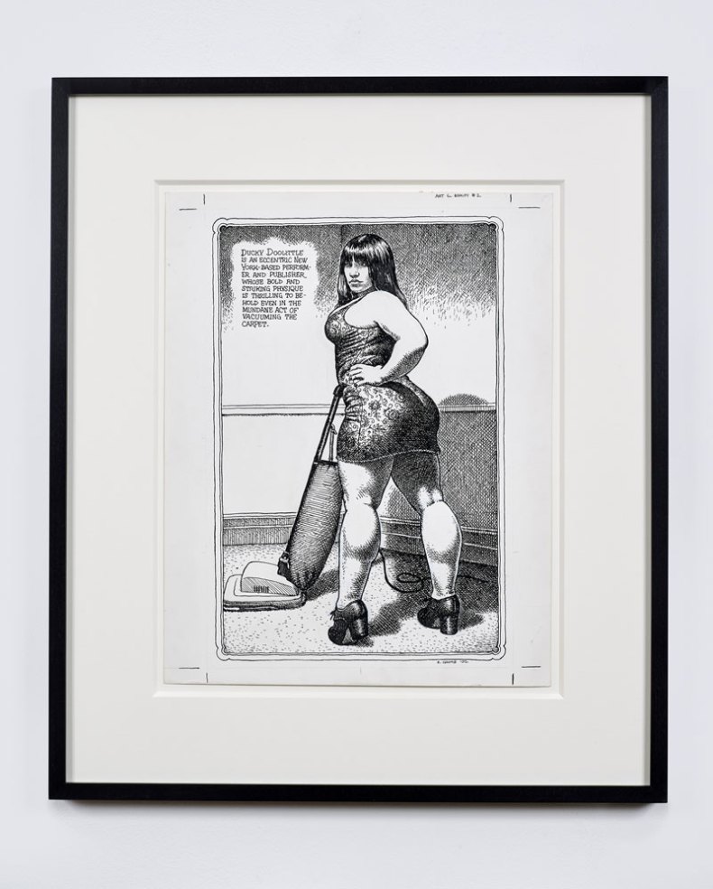 Untitled (2002), Page from Art & Beauty Magazine, #2, (2003), R. Crumb.