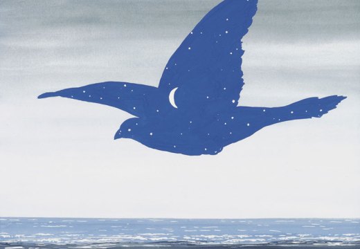 Le Baiser (c. 1957), René Magritte.