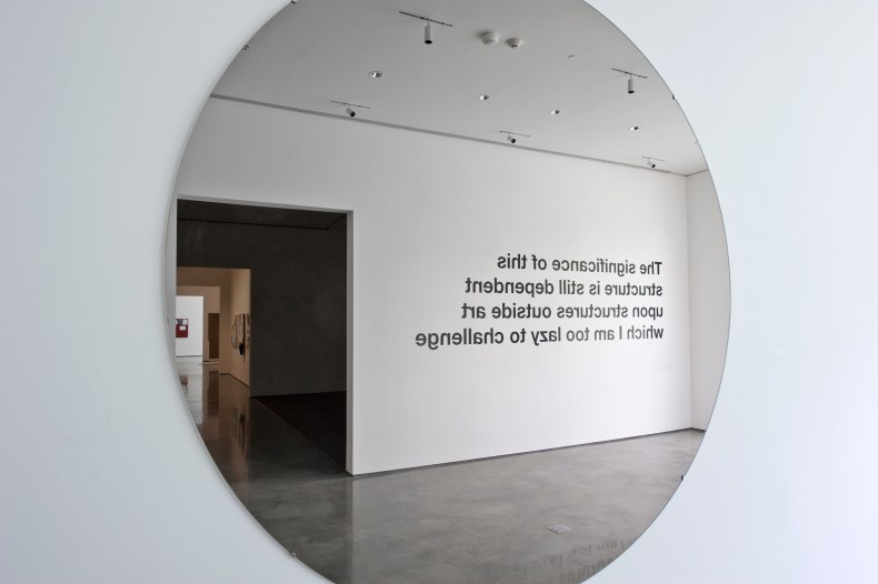 A Search for the Centre Ground Kept in Check by Violence, Disorder and Conspiracy (1998), Liam Gillick.