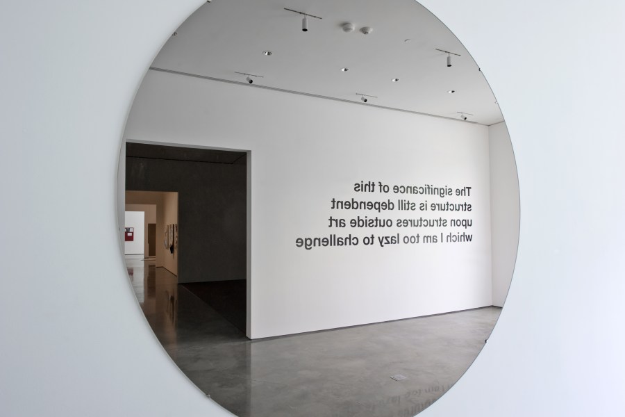 A Search for the Centre Ground Kept in Check by Violence, Disorder and Conspiracy (1998), Liam Gillick.