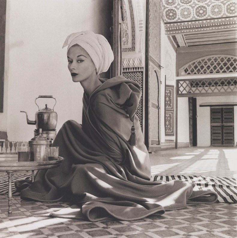 Woman in Moroccan Palace (Lisa Fonssagrives-Penn) (1951), Irving Penn.