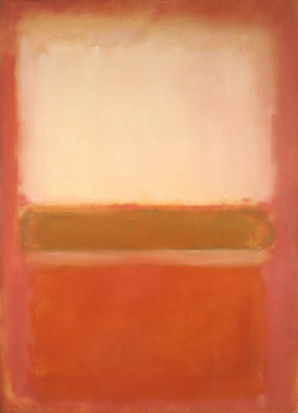 Untitled (White, Pink and Mustard) (1954), Mark Rothko