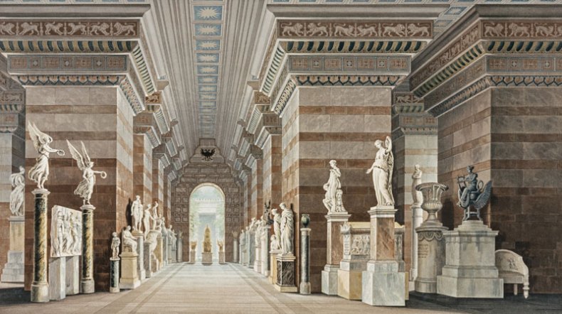 Crimean Museum, Beneath the Temple Pavillion in the Centre of the Palace Complex, Viewed Looking Towards the Grand Pool in the Imperial Garden Court