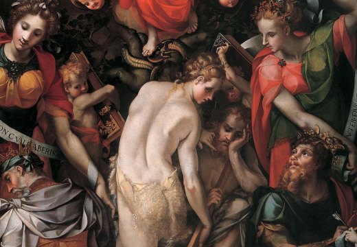 Allegory of the Immaculate Conception (detail; 1566), Carlo Portelli.