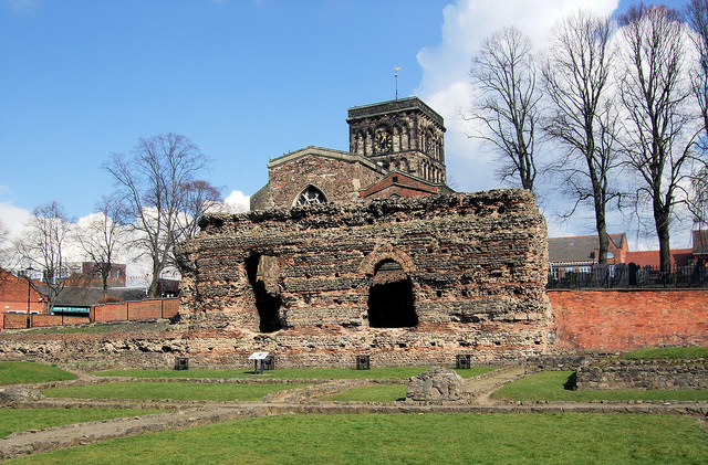 The Jewry Wall And St Nicholas Church, Leicester