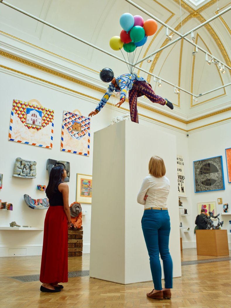 Installation view of the Summer Exhibition 2016 at the Royal Academy of Arts, London