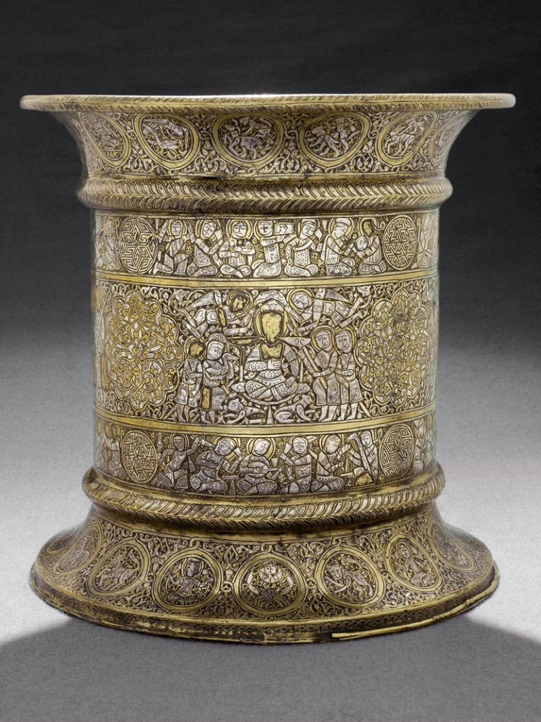 Tray stand (mid to late 13th century), JJazira or Syria, probably Mosul.