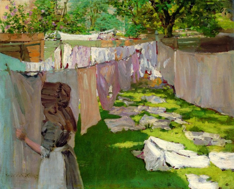 Washing Day – A Backyard Reminiscence of Brooklyn