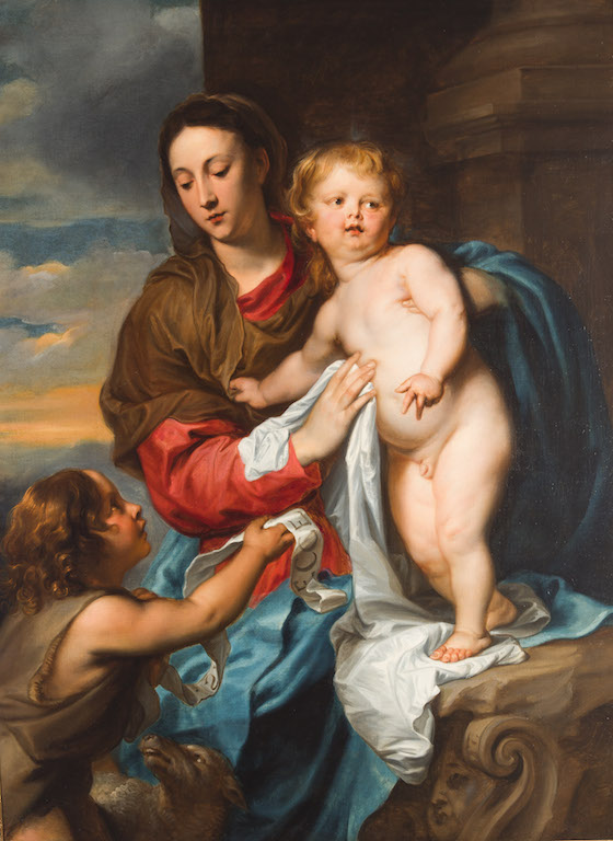 The Madonna, Child and St JOhn