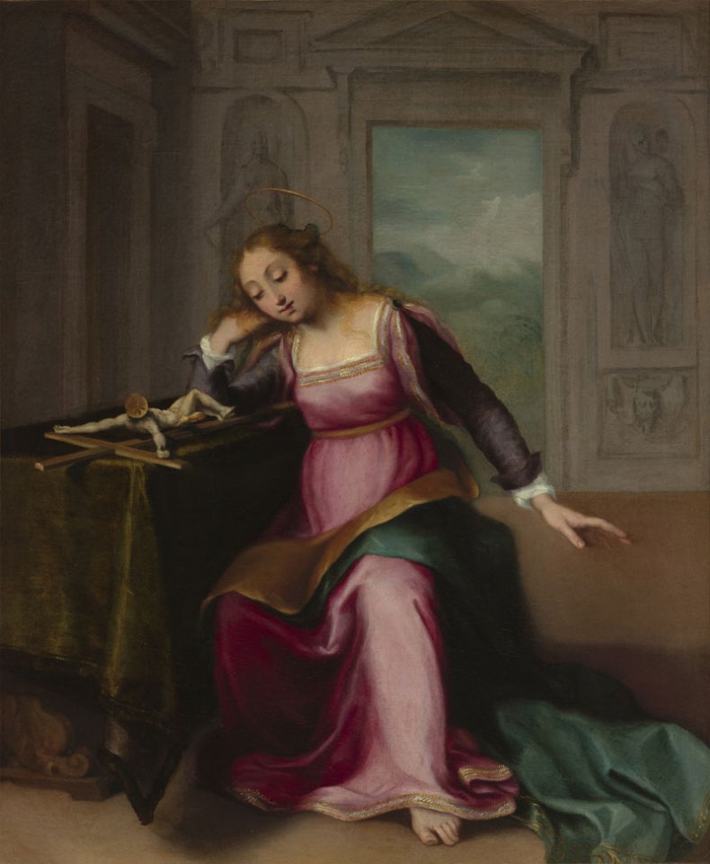 Mary Magdalene Meditating on the Crucifixion