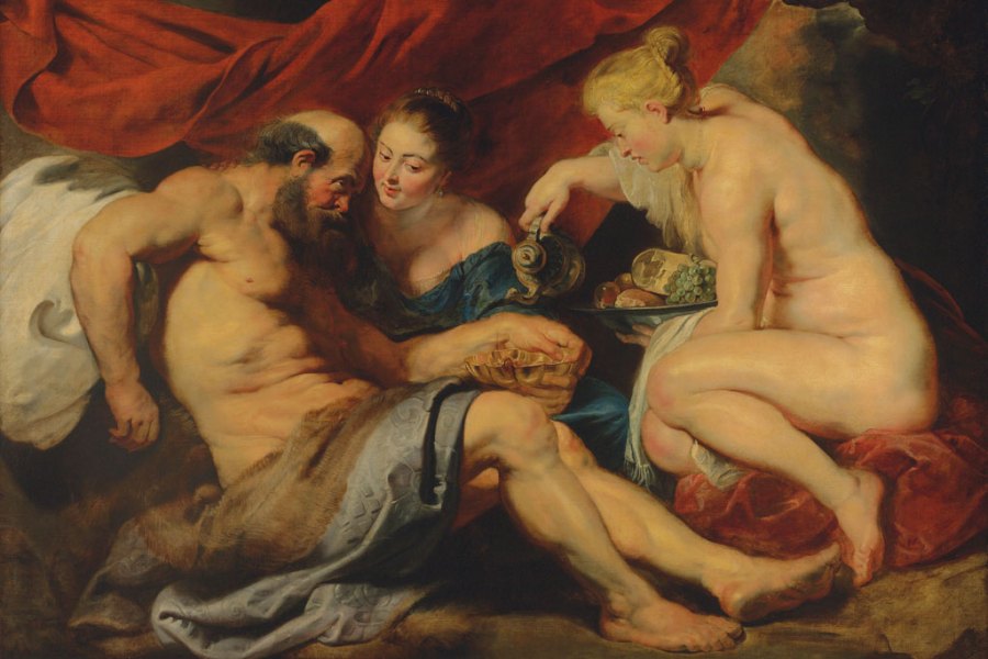 Lot and his Daughters (1613–14), Peter Paul Rubens