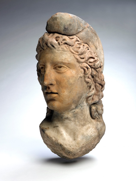 Statue head of God Mithras